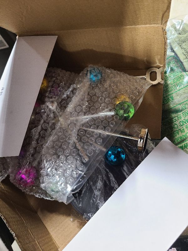 Photo 1 of , Perpetual Motion Home Table Ferris Wheel Desk Deco Ion Model Plastic Revolving Ball Rotation