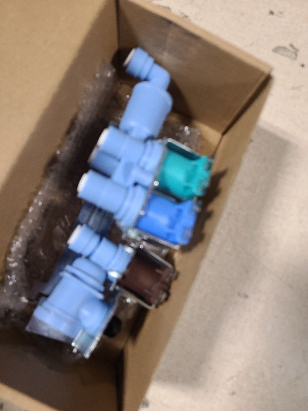 Photo 1 of 242253002 242102201 Refrigerator Ice Maker Water Inlet Valve for frigidaire electrolux kenmore crosley, Replacement Water Valve Parts 2689640, AP5669874, PS7321353, EAP7321353 Fits Model CFD DGH E23