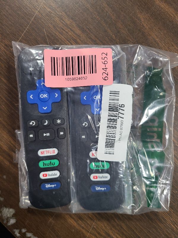 Photo 1 of (Pack of 2) Replacement Remote Control Only for Roku TV, Compatible for TCL Roku/Hisense Roku/Onn Roku/Sharp Roku/Element Roku/Westinghouse Roku/Philips Roku Smart TVs (Not for Roku Stick and Box)
