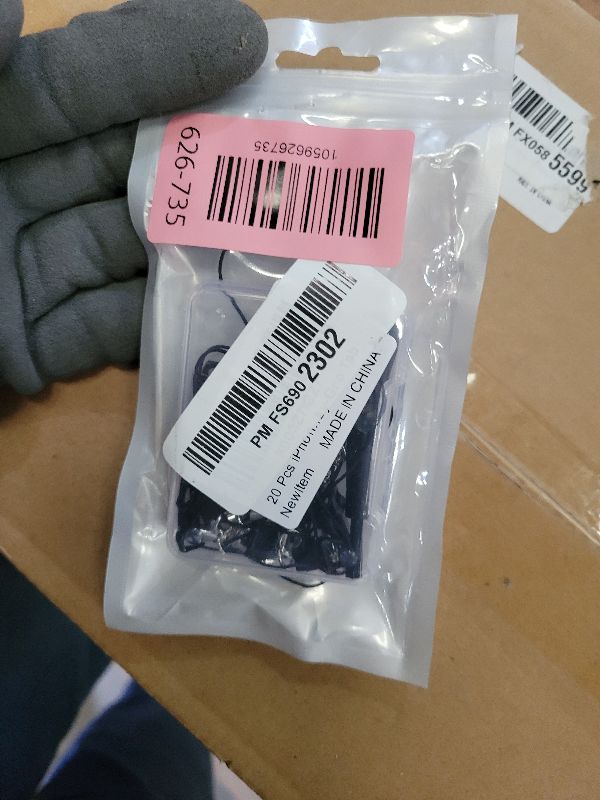 Photo 1 of 20 Pcs Lightning Dust Plugs for iPhone 14 Pro Max/13/12/11 and AirPods, iPhone Port Charger Plug Protector Cover with Cleaning Brush Lanyards, Easy-Grip Tab
