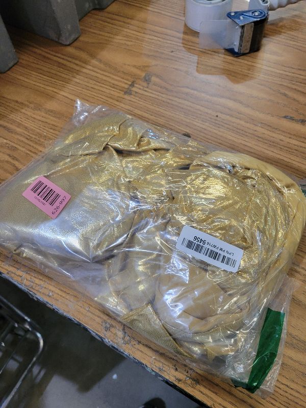 Photo 1 of 10x10 ft Gold Sequin Backdrop Curtain Panels for Parties, Wrinkle Free Glitter Photo Backdrop Drapes 2 Panels 5x10FT Shimmer Back Drop Cloth for Wedding Birthday Christmas Photography Background