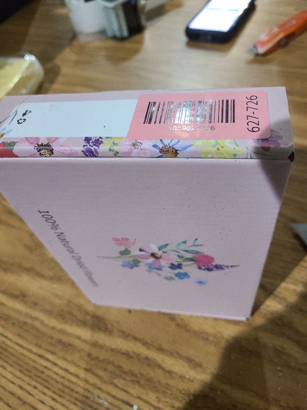 Photo 1 of 10 Pack Dried Flower Bouquets Mini Dried Flower with Stem Forget Me Not Dried Embossing Natural Flower Bundles Artificial Flower Dried Floral Arrangement for Vase DlY Wedding Decor (Forget Me Not)