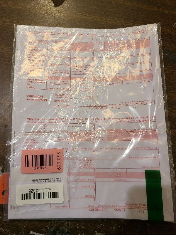 Photo 1 of 1099 Misc Forms 2025 Lazer 4 Part Tax Forms Kit for 10 Vendors - Value Pack for Business Designed for QuickBooks and Accounting Software - Made in The USA - 10-Pack