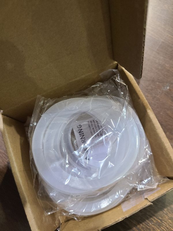 Photo 1 of 1Set/24Pack ?12pc 70mm Regular and 12pc 86mm Wide Mouth Silicone Sealing Rings Set, Reusable Leak-Proof Gaskets for Mason Jar Lids, Translucent