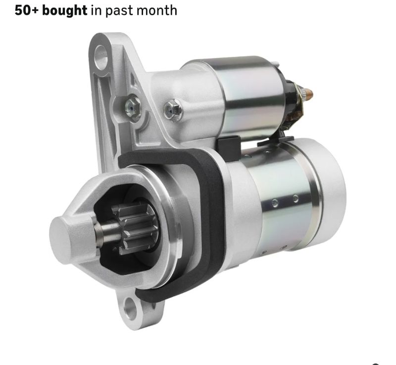 Photo 1 of 17982 New Starter Motor Compatible with Nissan Sentra 2.0L 1.8L 1.6L 07-19, Versa 1.8 07-12, Juke 11-17, Cube 09-14, NV200 13-21, & Chevrolet City Express 15-18, Replace# S114-902A 19317693