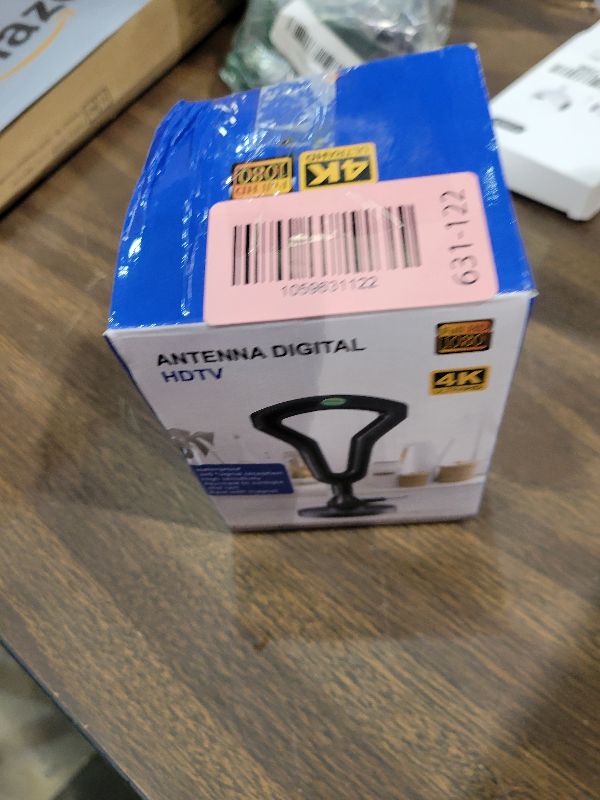 Photo 1 of 2025 HIDB Smart TV Indoor Antenna, Suitable for Long-Distance Reception of All Local Channels, Supports 4K 1080P, with a Strong Magnetic Base for Easy Installation, 16-Foot coaxial Cable.