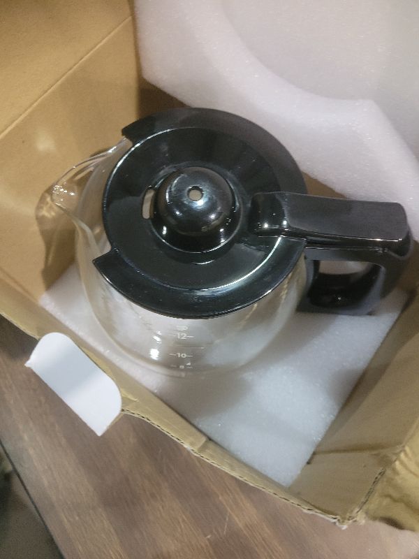 Photo 1 of 12 Cup Coffee Maker Carafe Replacement Pot Compatible with Hamilton Beach Flexbrew Models: 49902, 49915, 49905C, CM4309, 49317, 49467, 49611, 49904, 49934, 46230, 46290, 46293, Part Number: 990136800