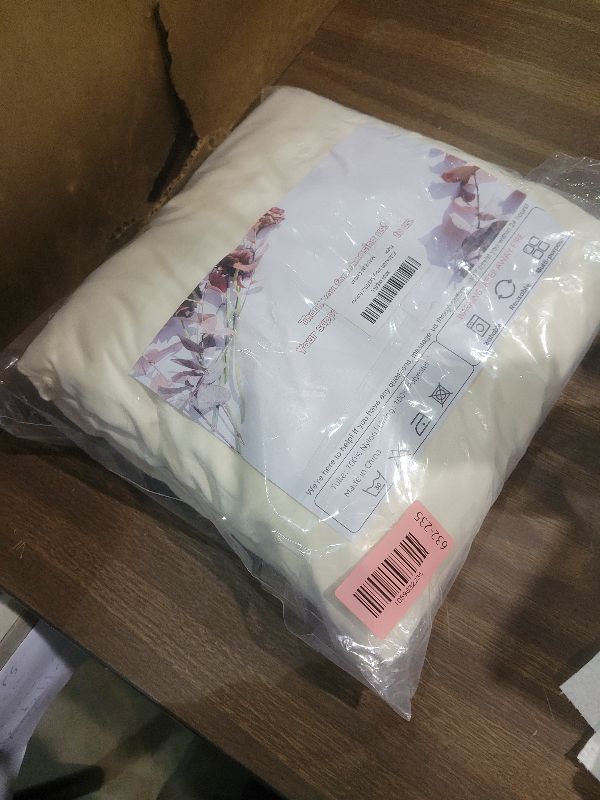 Photo 1 of 10x10ft Wrinkle Free Ivory Backdrop Curtain for Parties Soft Fabric Drapes Wedding Ivory Curtain Backdrop for Birthday Party Decorations Background for Photography 5x10ft,2 Panels