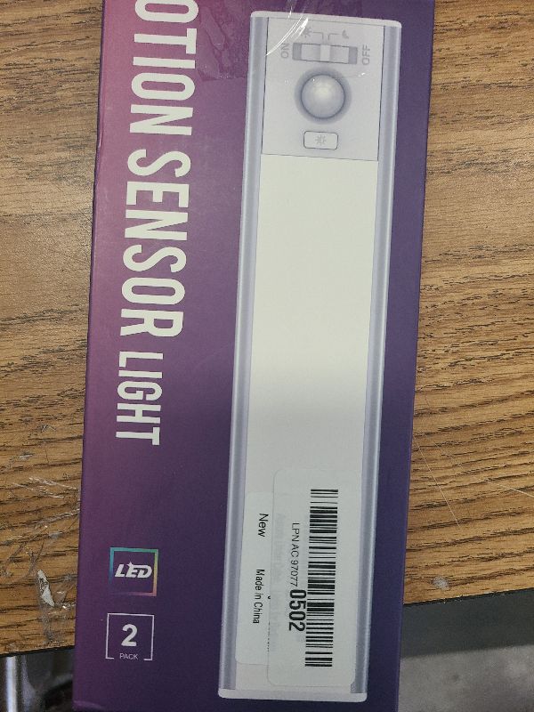 Photo 1 of 2 Pack Under Cabinet Lighting, 3 Color Temperatures Motion Sensor Light Indoor, LED Rechargeable Cabinet Lights, Stick-On Magnetic Closet Light, Wireless Under Counter Lights for Kitchen, Stair