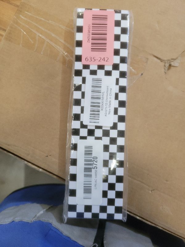 Photo 1 of 100PCS Checkered Water Bottle Label Race Car Decorations Water Bottle Labels Waterproof Race Car Bottles Stickers Decorations for Boy Man Birthday Welcome Party