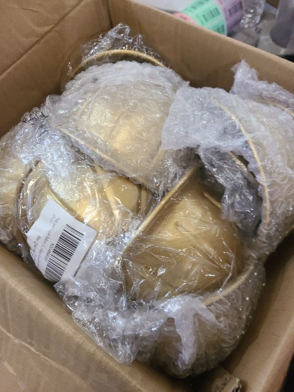 Photo 1 of 10 Pcs Gold Vases for Table Centerpieces, Rozrety Mini Metal Gold Flower Vase Small Floral Bowl Decorative Center Piece for Wedding Birthday Party Anniversary Decorations