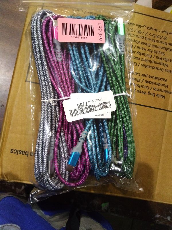 Photo 1 of ?5-Pack? USB C to USB C Cable 10ft, Extra Long Right-Angle 60W/3A Type C to Type C Charger Fast Charging Cable Cord Compatible with Samsung S22 Ultra, Google Pixel 6, iPad Pro 12.9 Air Mini MacBook