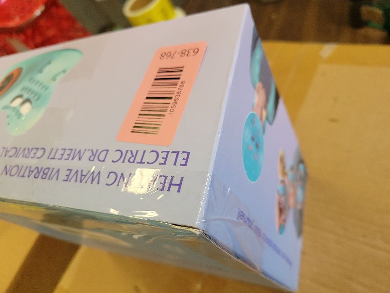 Photo 1 of 2026 New Neck Massager Relaxer Electric with Heat, 3 Modes, 26°Angle Cervical Pillow Traction Massager, 4D Portable Heated Shoulder Stretcher, Hump Corrector for Neck & Shoulder Comfort Blue