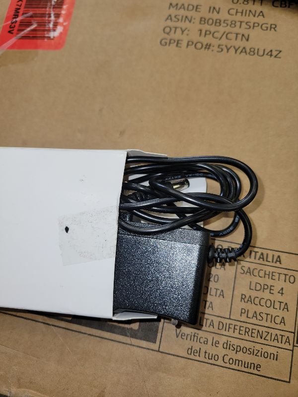 Photo 1 of 12.6V AC/DC Massage Gun Charger Adapter Compatible with Nekteck LMS-801, Cholas KZD02, Tyiaus, JamGym, Helices, Headnote, Fantasy, Olski, Fylina, Valano J01, Sylphim,Neprock Power Supply Cord Cable