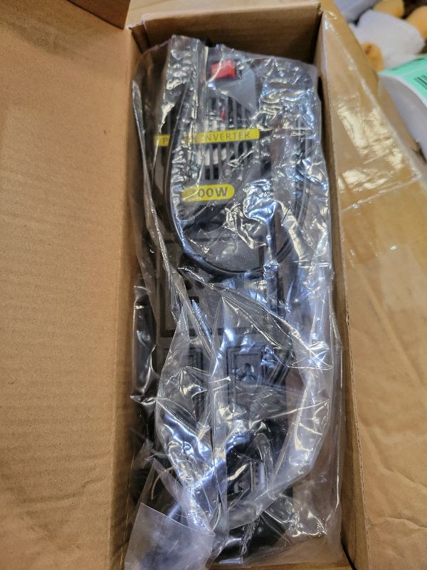 Photo 1 of 200W Car Power Inverter, DC 12V to AC 220V Car Power Inverter with 4 USB Port Cigarette Lighter