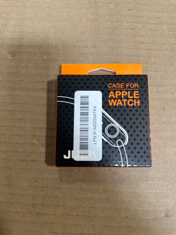 Photo 1 of [2 Pack] JULK 46mm Black Case with Screen Protector for New Apple Watch 11 (2025), Slim Guard Bumper, Full Coverage Soft TPU Protective Cover for iWatch Series 11/10 46mm (1 Black + 1 Transparent)