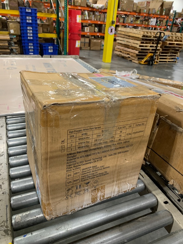 Photo 1 of ********FINAL SALE - NO RETURNS********* VEVOR 750W Stand Airless Paint Sprayer, 3000PSI High Efficiency Electric Airless Sprayer with Cart, Paint Sprayers for Home Interior and Exterior Furniture and Fences, Fine and Even Painting Effect