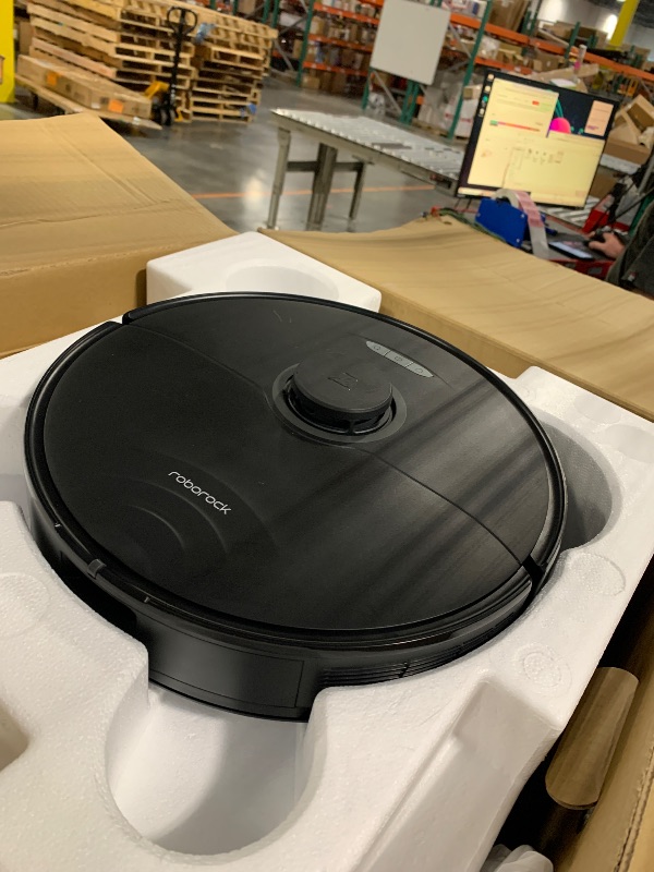 Photo 1 of ********FINAL SALE - NO RETURNS********* roborock S8 Pro Ultra Robot Vacuum and Mop, Auto Drying, Auto Mop Washing, Self Emptying, Self Refilling, Liftable Dual Brush & Sonic Mop, 6000Pa Suction, Obstacle Avoidance(RockDock Ultra Series)