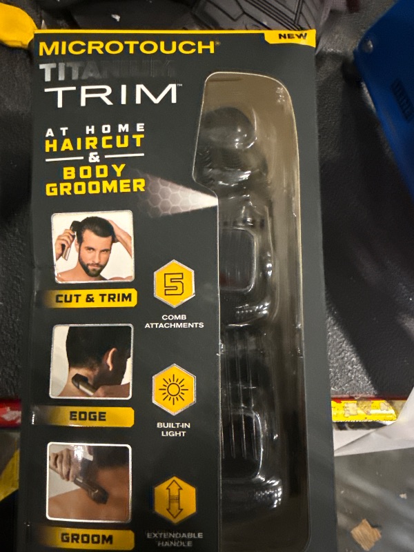 Photo 1 of *****MISSSING TRIMMER****** Microtouch Titanium Trim, Lighted Hair Cutting Tool and Body Groomer