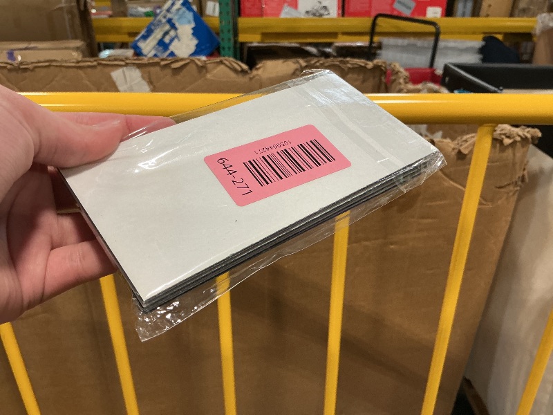 Photo 1 of ****UNKNOWN SIZE*** SMALL***Vamos Tile Peel and Stick Backsplash Tile, PVC Subway Tile, Stick on Backsplash for Kitchen/Bathroom/Fireplace,4-Piece Glossy Pure White with Dark Gray Grout