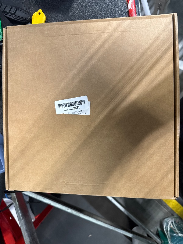 Photo 1 of 12 Inch Pan Lid - Glass Lid with Stainless Steel Handle for Frying Pan and Pots (12" Lid)