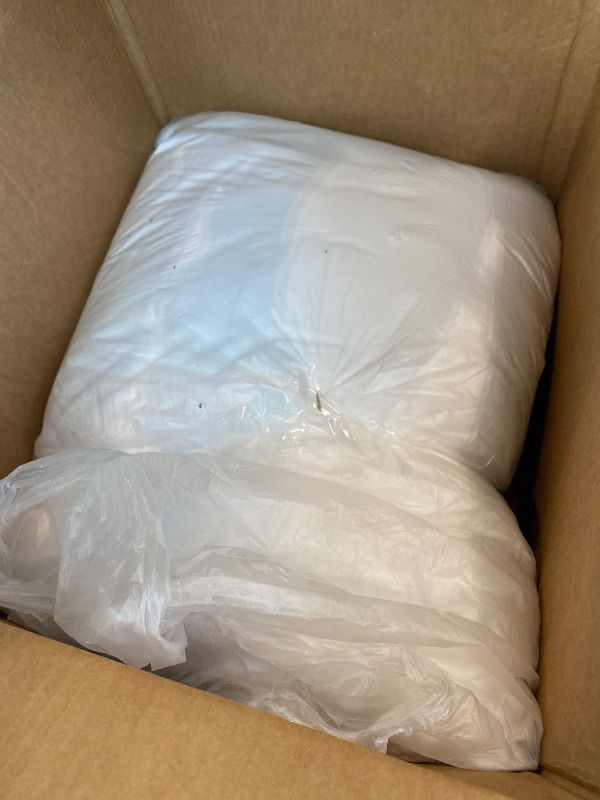 Photo 1 of ***DIFFERENT PILLOW*** MIULEE Throw Pillows Inserts, Pack of 2 28x28 Inch 100% Virgin Fiber Filling Bed Couch Pillows