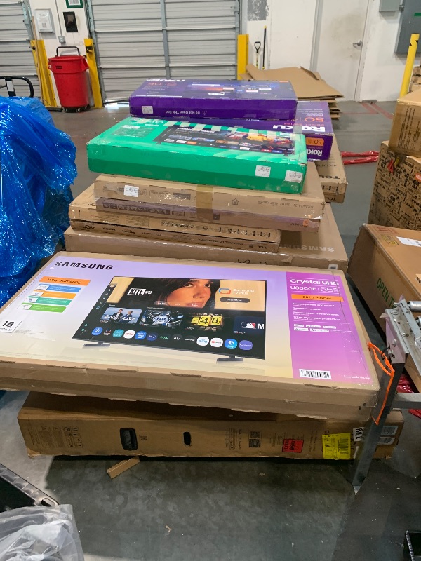 Photo 1 of * NO REFUNDS* Pallet of TV's