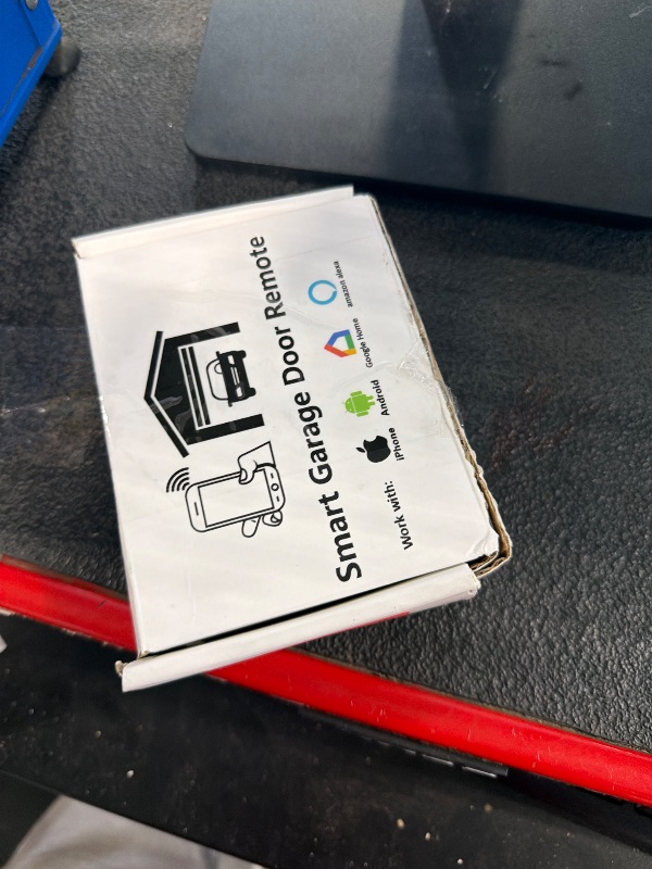 Photo 1 of ** SOLD AS IS NO RETURN/REFUNDS**
Smart Garage Door Opener Remote,Compatible with Intellicode Genie Overhead Door Garage Door Opener,Compatible with Alexa Google Home iPhone Siri WiFi