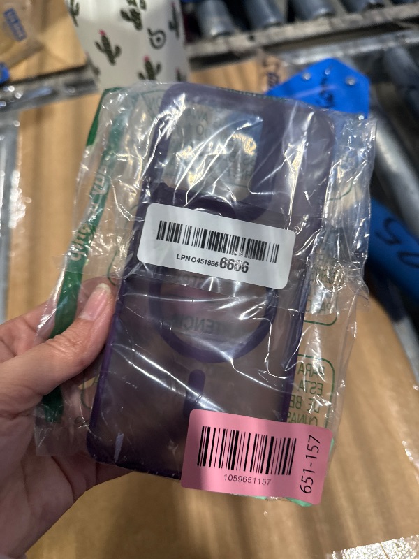Photo 1 of ** case only**
for Motorola Moto G Stylus 5G 2025 Case Magnetic Shockproof, [Fit for MagSafe] [Glass Screen Protector] Translucent Anti-Fingerprint Case for Motorola Moto G Stylus 5G 2025 (Purple)