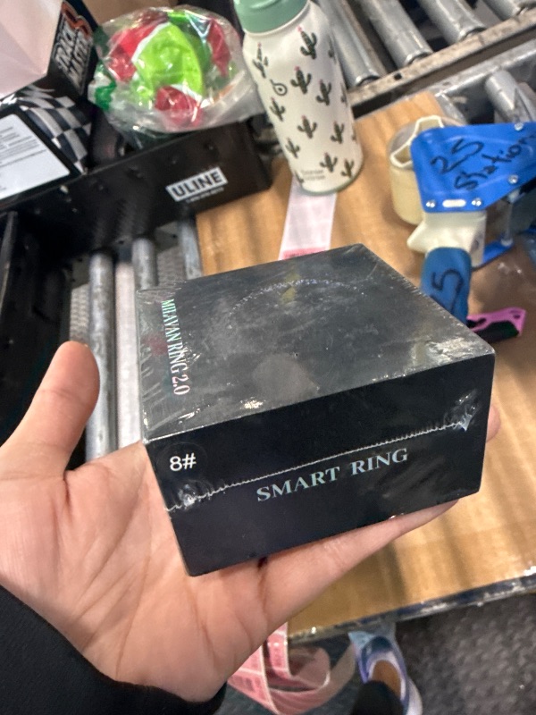 Photo 1 of ***FACTORY SEALED**** Milavan Smart Health Ring 2.0 for Women Men, Slim Scratch & Fingerprint Resistant Design?Brown 8