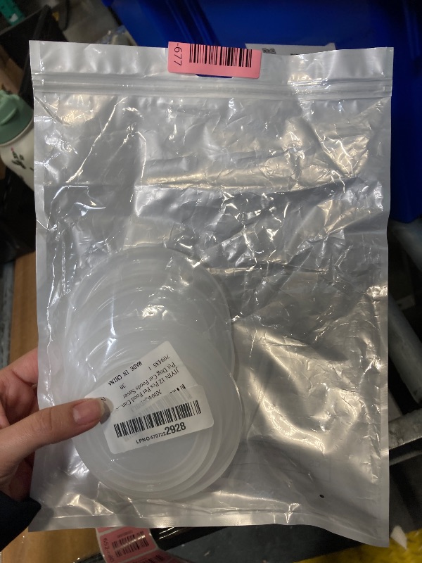 Photo 1 of *MISSING PARTS*
JIYIN 12 Pcs Pet Food Can Covers, Large Medium & Small Plastic Tight Seal Lids Reusable, Universal Cat Dog Food Can Lids for Canned Goods or Pet Dog Cat Foods Saver