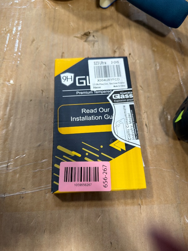 Photo 1 of [2+2 Pack] Glass Privacy Screen Protector for Samsung Galaxy S23 Ultra 5G, 9H Tempered Glass, Ultrasonic Fingerprint Compatible,HD Clear Anti-Spy Film for Galaxy S23 Ultra Glass Screen Protector