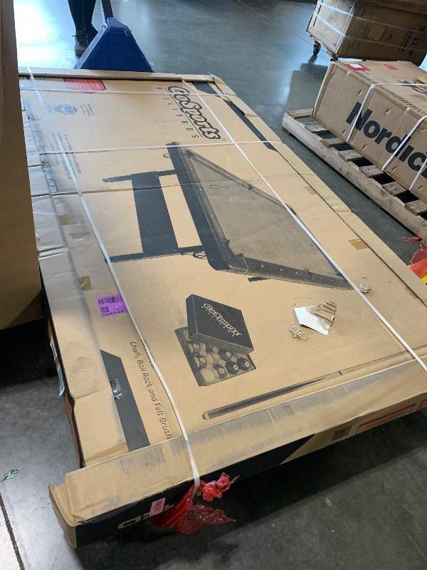 Photo 1 of ***FACTORY SEALED**** GoSports 6 ft or 7 ft Billiards Table - Portable Pool Table - Includes Full Set of Balls, 2 Cue Sticks, Chalk, and Felt Brush; Choose Your Size and Color