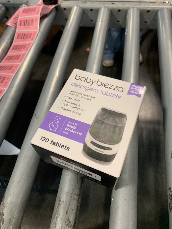 Photo 1 of *MISSING PARTS*
Baby Brezza Universal Detergent Soap Tablets for Baby Brezza Bottle Washer Pro and All Brands of Bottle Washers, 120 Tablets