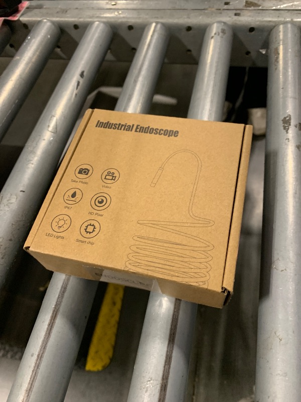 Photo 1 of [Dual-Lens] Endoscope Camera with Light, 1920P HD Borescope with 8+1 Adjustable LED Lights, IP67 Waterproof 16.5FT Semi-Rigid Snake Cord Inspection Camera for iPhone, iPad and Android Phone (Type C)