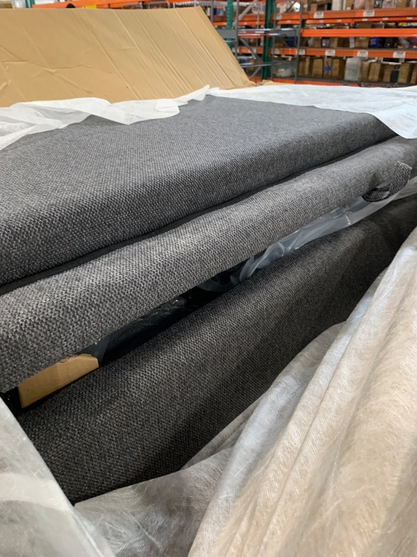 Photo 1 of ***SET ONLY PARTS FINAL SALE NO REFUND NO RETURN** HONBAY Sectional Sofa with Storage Seat U Shaped Couch with Reversible Chaise Convertible Sectional Couches for Living Room,Dark Grey