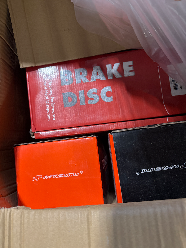 Photo 1 of ***MISSING 2 ROTORS, SELLING FOR PARTS, FINAL SALE***A-Premium Front & Rear Drilled and Slotted Disc Brake Rotors + Ceramic Pads Kit Compatible with Select Chevy, Buick, GMC, Isuzu and Saab Models - SSR, Trailblazer EXT, Rainier, Envoy XL XUV, Ascender***