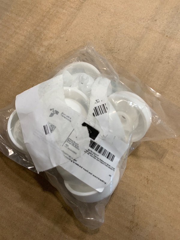 Photo 1 of (8 Pack) Exact Replacement Dishwasher Dishrack Rollers and Studs - Lower Rack Wheel Kit Compatible with GE, Kenmore, and Hotpoint Dishwashers Part Number WD35X21038