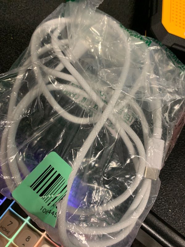 Photo 1 of ***MISSING WALL ADAPTER, SELLING FOR PARTS, FINAL SALE***Charger for MacBook Air 13 15 inch MacBook Pro 14 inch M5 M3 M2 M1 2026 2025 2024 2023 2022 2021, 70W USB C Power Adapter, 6.6FT USB C to 3 Braided Cable with LED, Powerful Connect, Original Quality