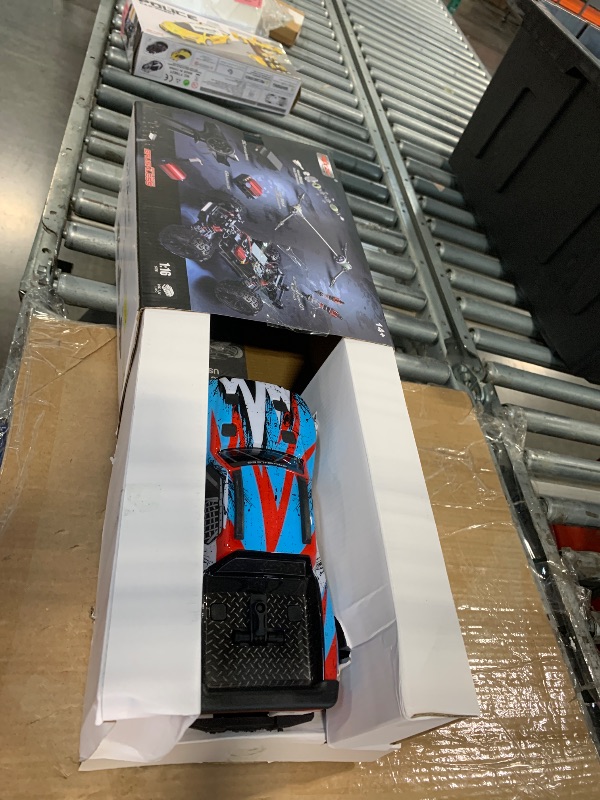 Photo 1 of **MISSING PARTS**
TesPower MJX 16208 1/16 RTR Brushless RC Cars, Top Speed 42mph 4x4 Hobby Electric Off Road Jump Remote Control Truck, Adult RC Monster All Terrain Remote Control Cars