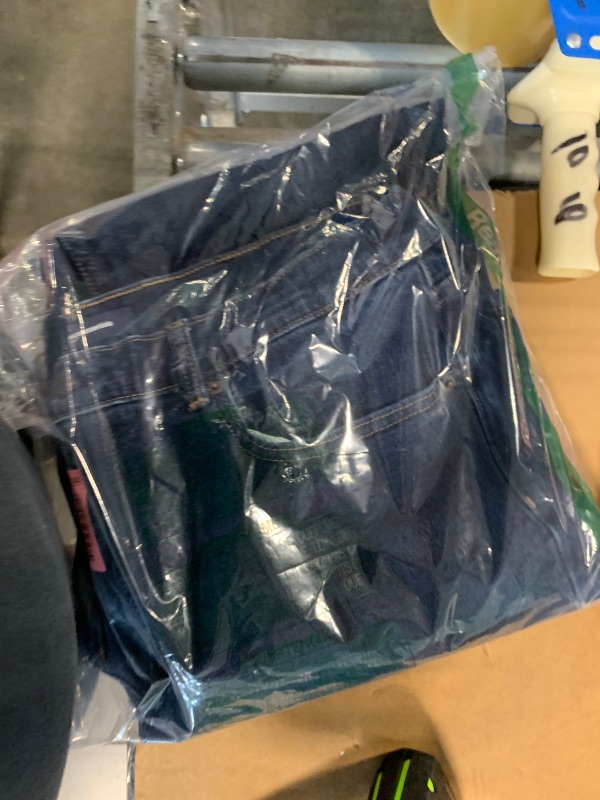 Photo 1 of ** USED** Amazon Essentials Men's Relaxed-Fit Jeans, Dark Midnight Wash, 35W x 32L