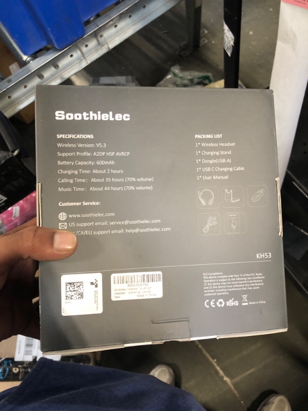 Photo 1 of (Upgraded Version) Wireless Headset, Bluetooth Headset with Noise Cancelling Microphone, Best Headphones with Mic Mute & USB Dongle for PC/Computer/Laptop/Cell Phones/Remote Work/Call Center