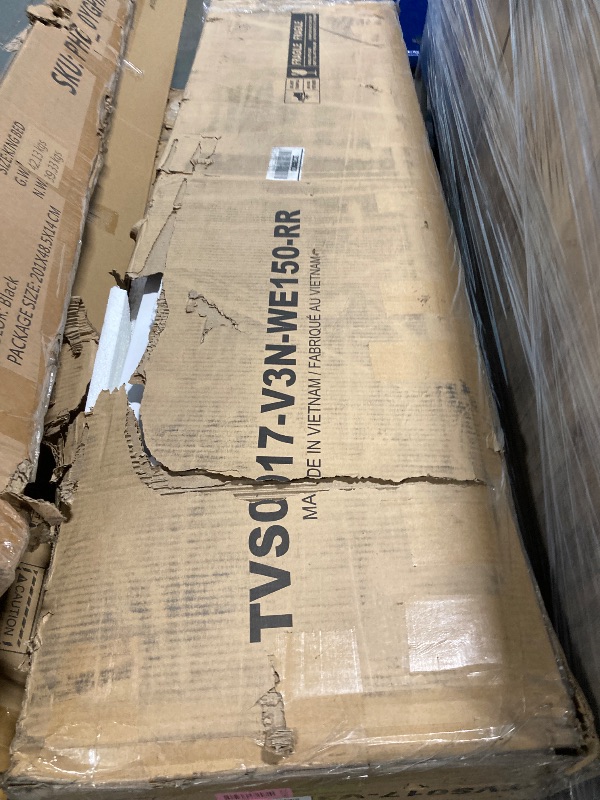 Photo 1 of ***FINAL SALE/NO RETURN, SOLD AS PARTS*** Rolanstar TV Stand with LED Lights & Power Outlet, Modern Entertainment Center for 32/43/50/55/65 Inchs TVs, Table, Universal Gaming Media Stand Storage Cabinet and Large Storage, White