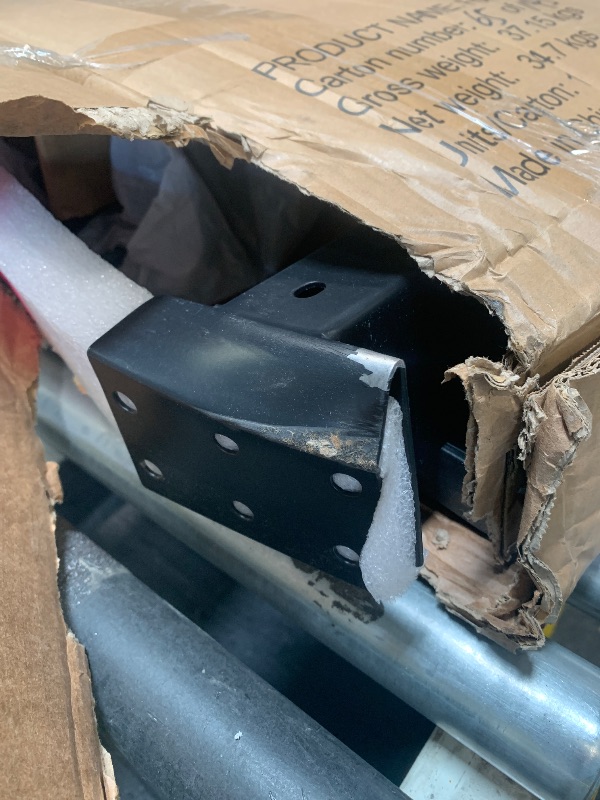 Photo 1 of ****Damage at one end***boldworks Folding Chair Rack Folding Chair Cart Folding Chair Storage Dolly with Wheels and Holder for 84 Chairs or 12 Tables of 800 LBS Capacity Includes Weatherproof Cover