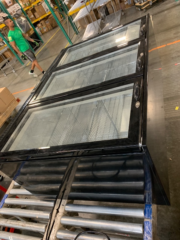 Photo 1 of ****FINAL SALE,NO RETURN***BODEGA BODEGACOOLER Commercial Bar Cooler With 3 Glass Doors,11.4 Cu.Ft Under Counter Beverage Refrigerator,Back Bar Refrigerator,Commercial Display Drink Fridge,LED Lighting Beer Wine Soda Drinks