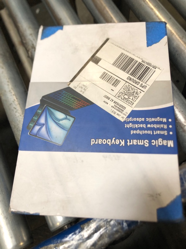 Photo 1 of ****A  KEY IS  MISSING***

TabletKeyer Magic for iPad A16 11th/10th Generation Case with Keyboard,Trackpad Floating Rainbow Backlit Keypad with Cantilever Magnetic Cover for iPad 11-inch 2025/10 Gen 10.9" 2022 Pink