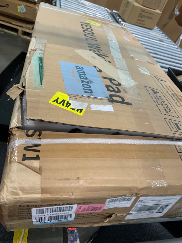 Photo 1 of **FINAL SALE, SOLD AS IS.  Venta final vendida tal como está**

Yesoul Walking Treadmill with Long Handles for Seniors, Treadmills for Home 300 lbs Capacity, Recovery Fitness Exercise Machine with Stable and Safe Structural Design, Large LED Display for E