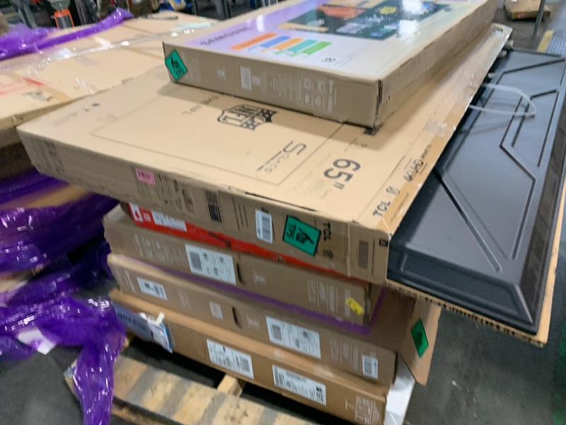 Photo 1 of ***FINAL SALE - NO RETURNS*** PALLET OF BROKEN TVS, 6 COUNT
