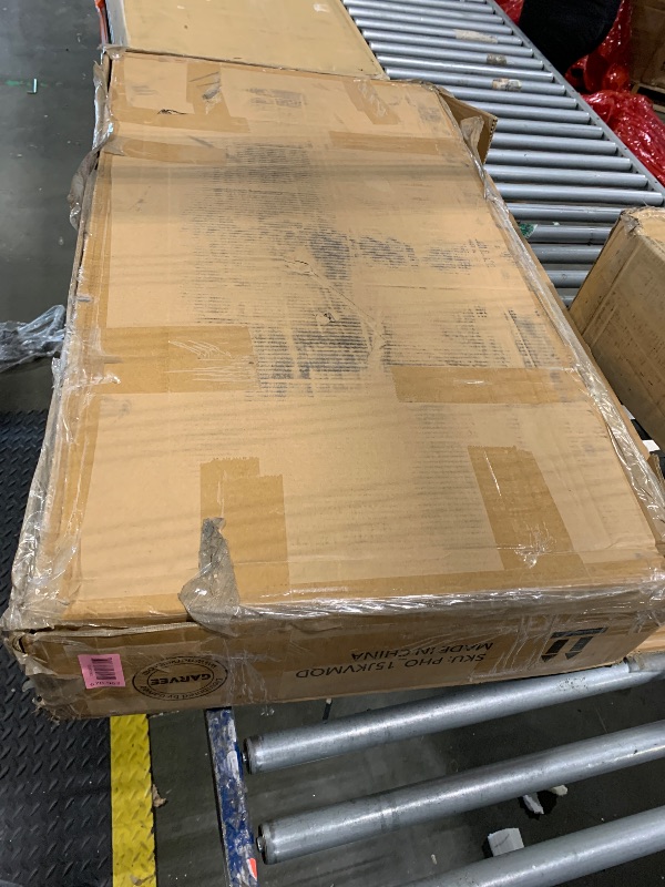 Photo 1 of **FINAL SALE, SEE NOTES**GarveeHome Twin Upholstered Smart LED Bed Frame with Headboard, Velvet Princess Platform Bed Frame for Kids, Wooden Slats Support, No Box Spring Needed (Cream)