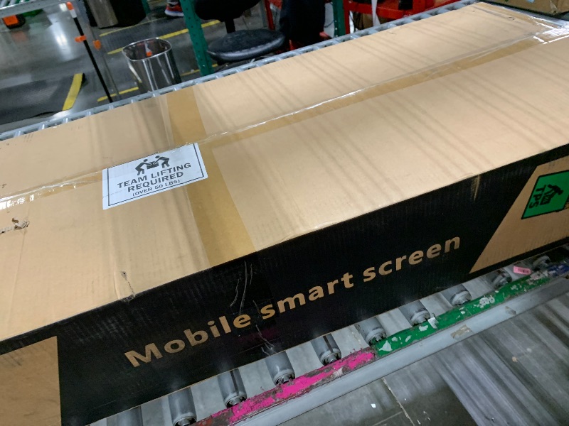 Photo 1 of **MAJOR DAMAGE**
Fiteye 32-Inch Portable TV with Incell Touch Screen | 6G RAM+128G Storage | 1080P TV on Wheels | Bestie Screen Built-in | 8H Video Play Time | Android OS | Full Swivel Rotation | Voice Remote Control